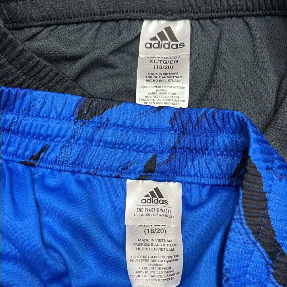 NWT Adidas Youth Boys Shorts-2 Pair